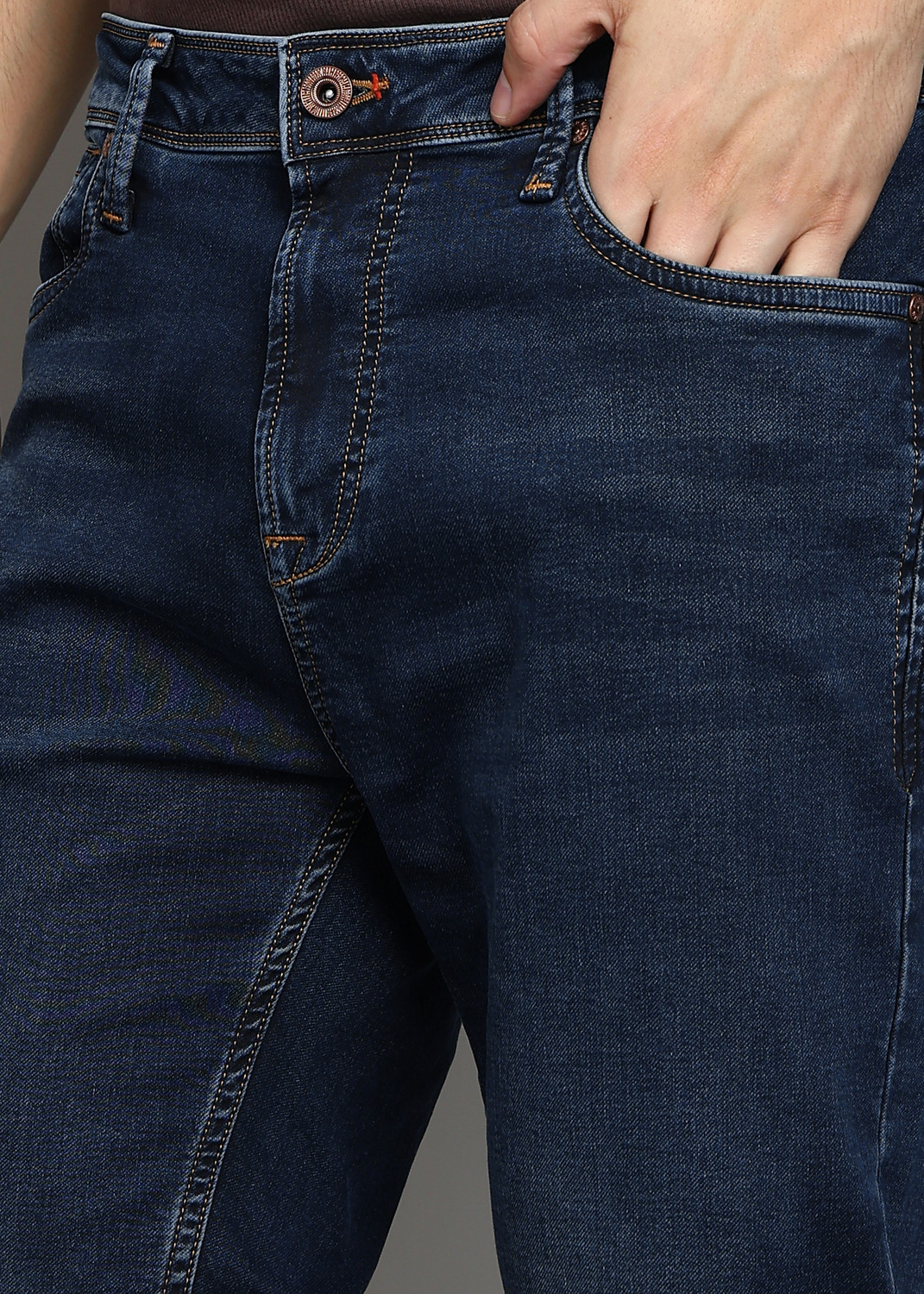 Image of KILLER Slim Men Dark Blue Jeans
