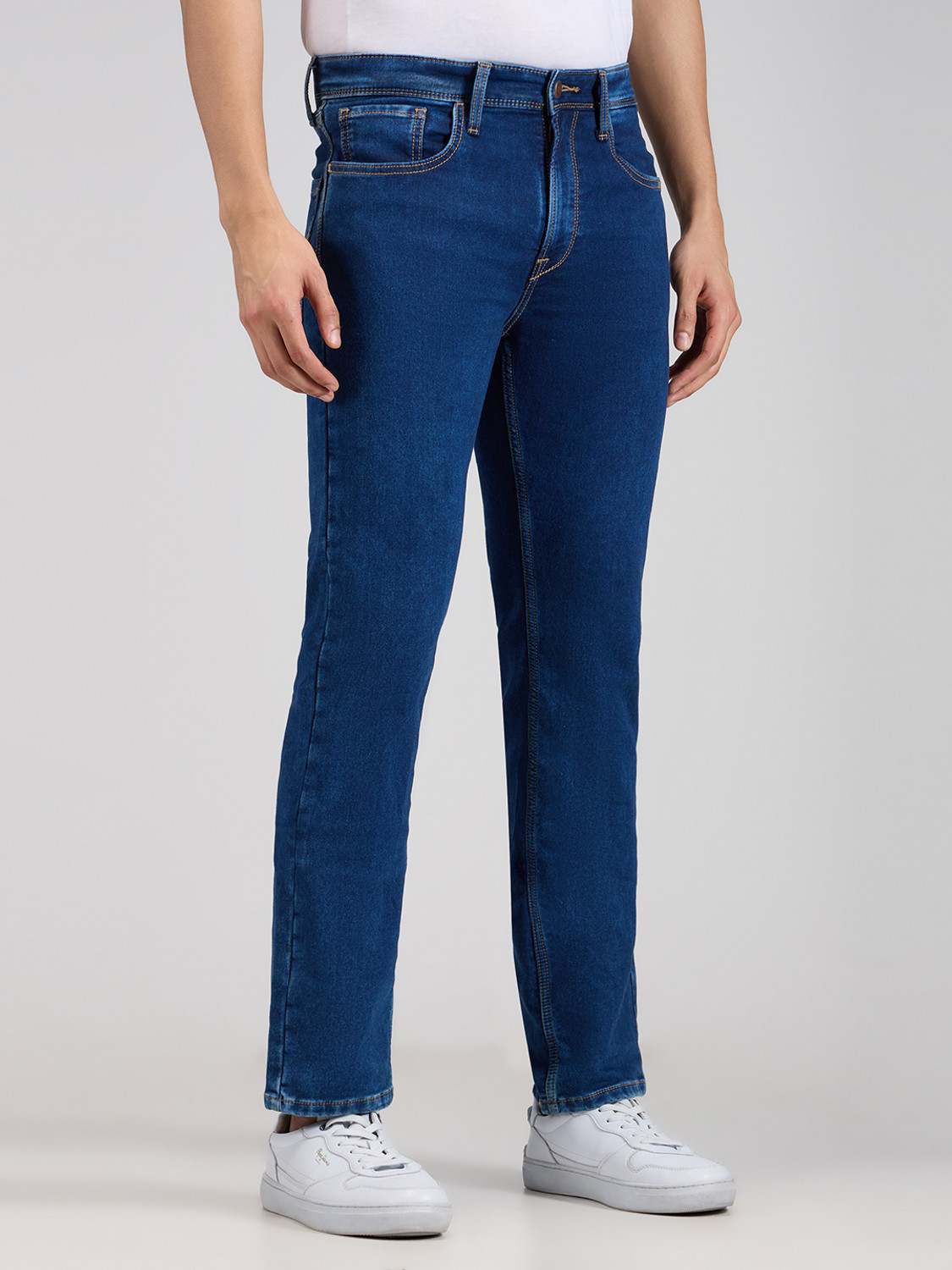 Image of Pepe Jeans Straight Fit Men Blue Jeans