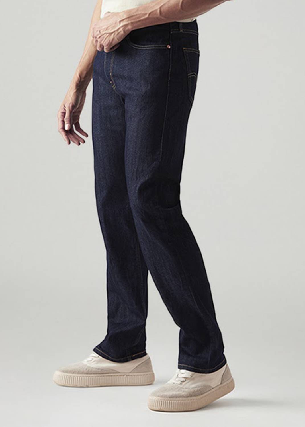 LEVI'S Straight Fit Men Dark Blue Jeans - Image 3