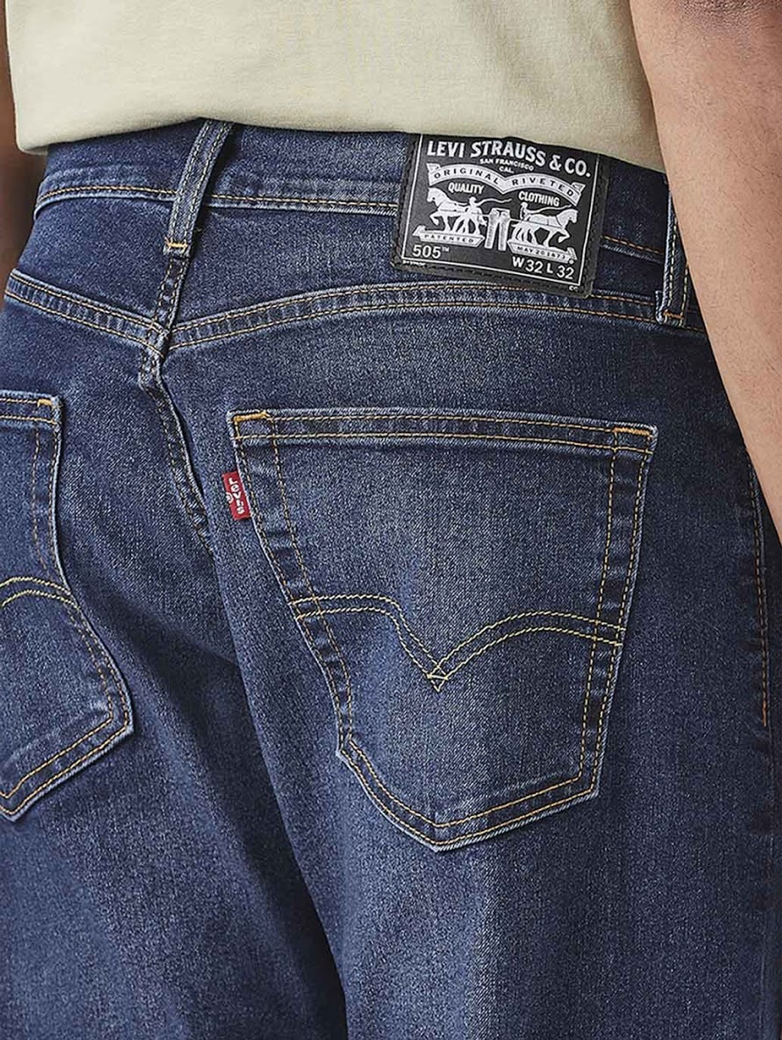 Image of LEVI'S Straight Fit Men Blue Jeans