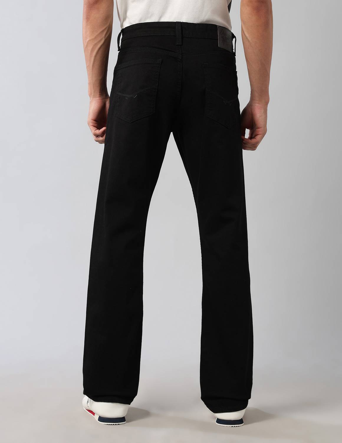 U.S. Polo Assn. Denim Co. Boot-Leg Men Black Jeans - Image 3