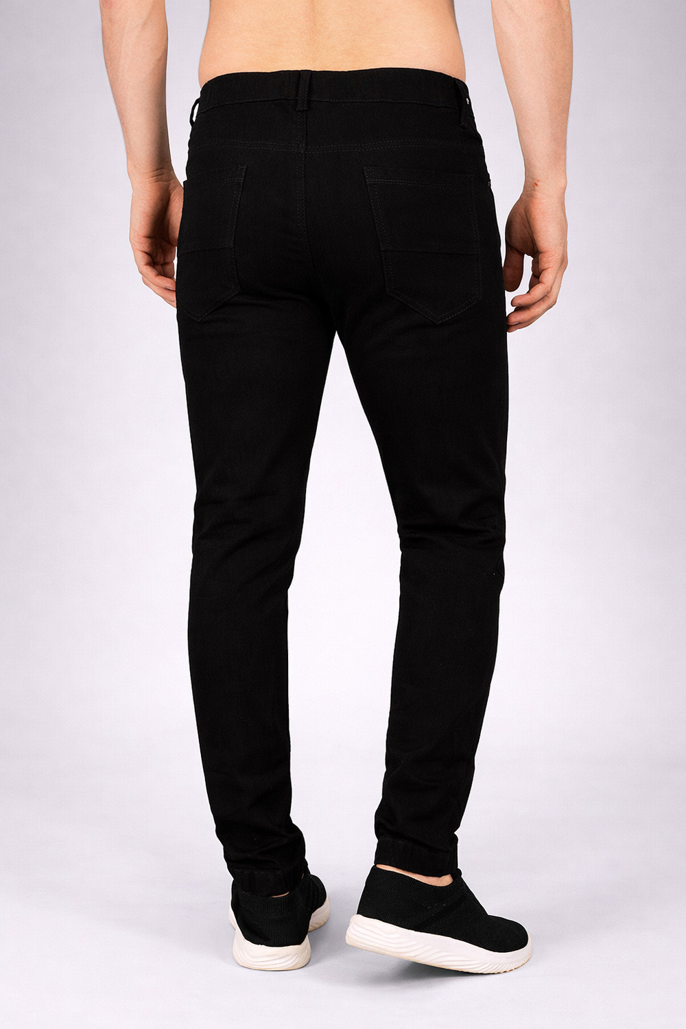 Image of NIVASU Jogger Fit Men Black Jeans