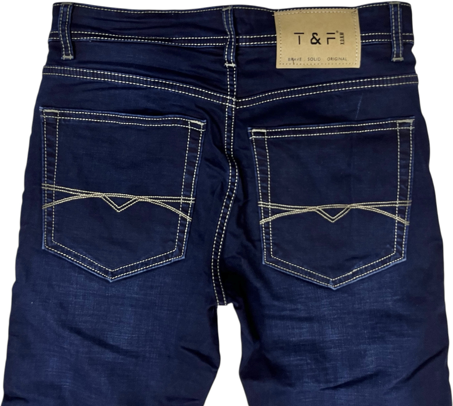 Image of T&F X.D.N.M Slim Men Dark Blue Jeans