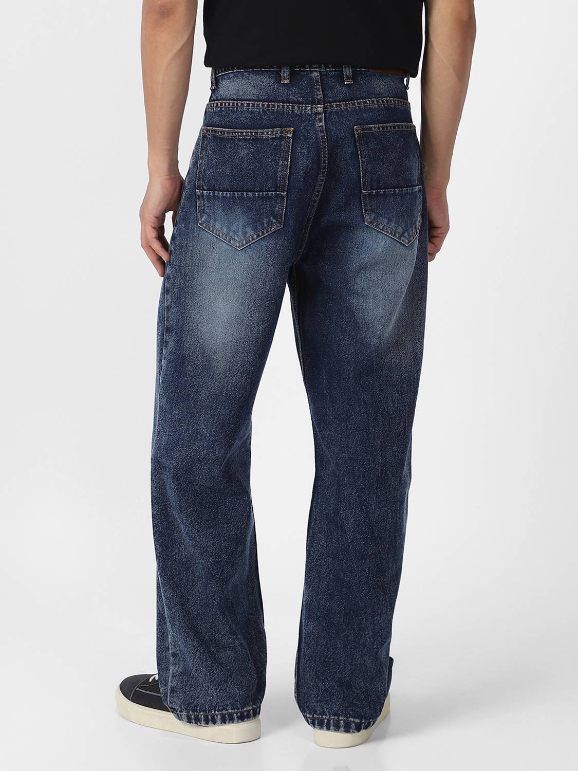 Urbano Fashion Loose Fit Men Dark Blue Jeans - Image 3