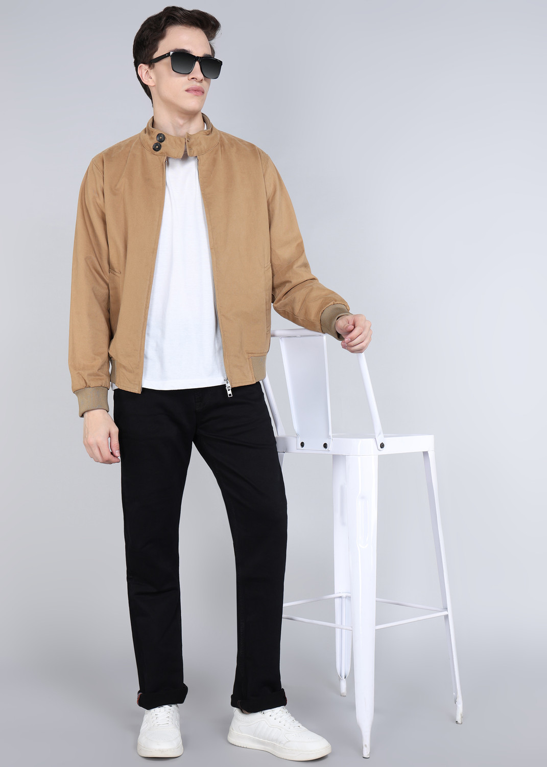 Image of KILLER Men Straight Fit Mid Rise Black Jeans