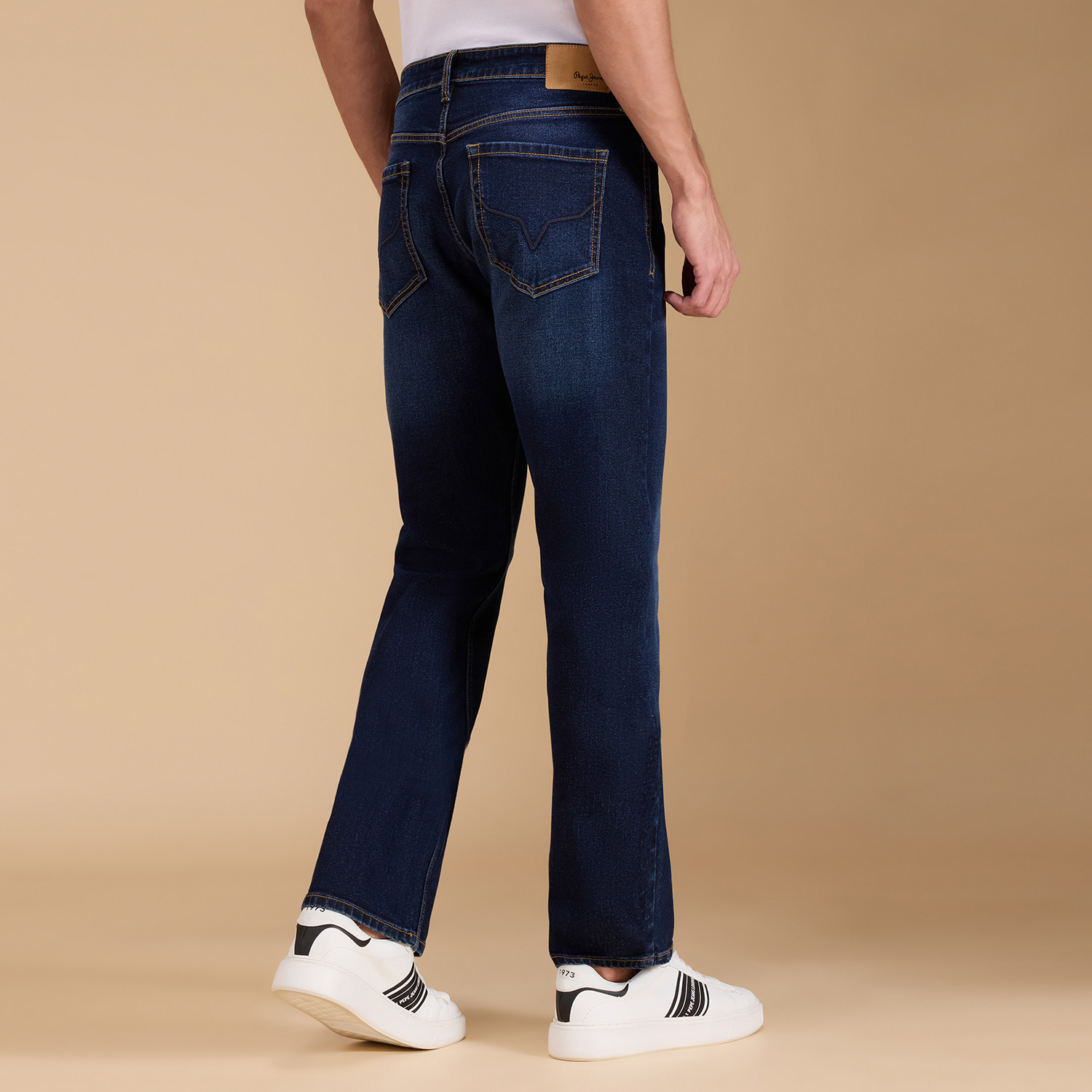 Image of Pepe Jeans Boot-Leg Men Dark Blue Jeans