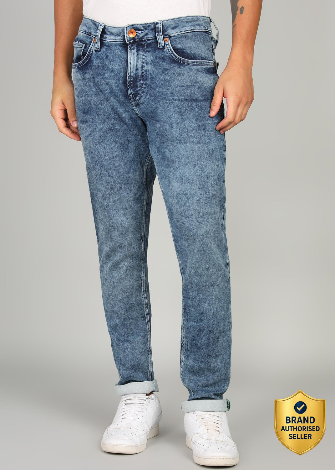 Image of United Colors of Benetton Slim Men Blue Jeans