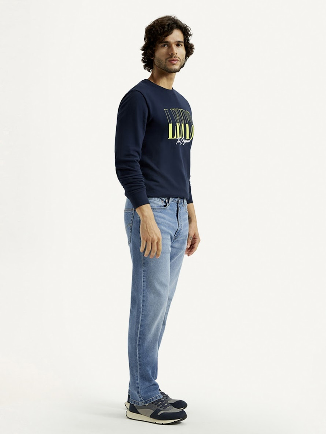 Image of LEVI'S 555 Relaxed Fit Men Blue Jeans