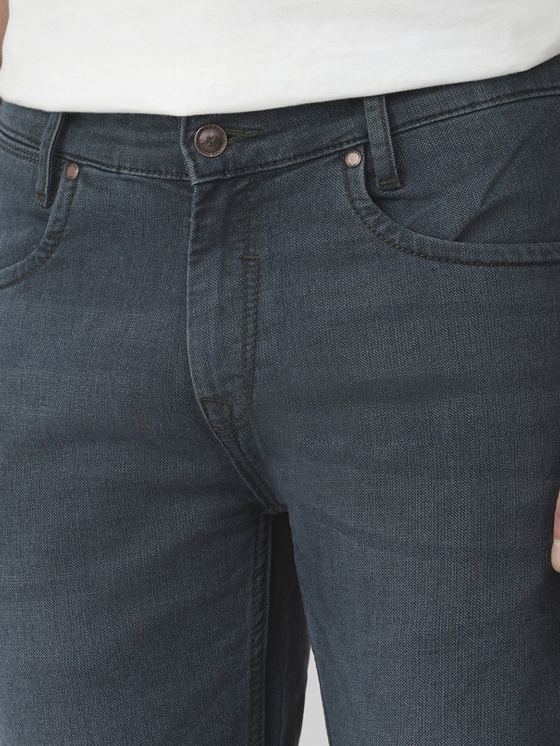 Image of MUFTI Slim Men Grey Jeans