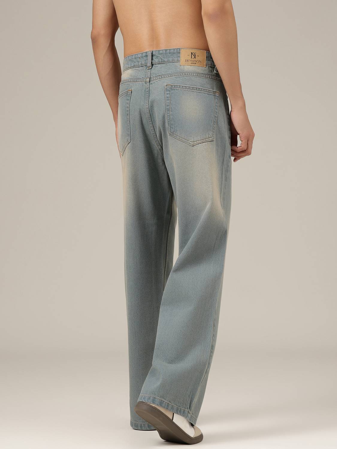 DENNISON Loose Fit Men Light Blue Jeans - Image 2