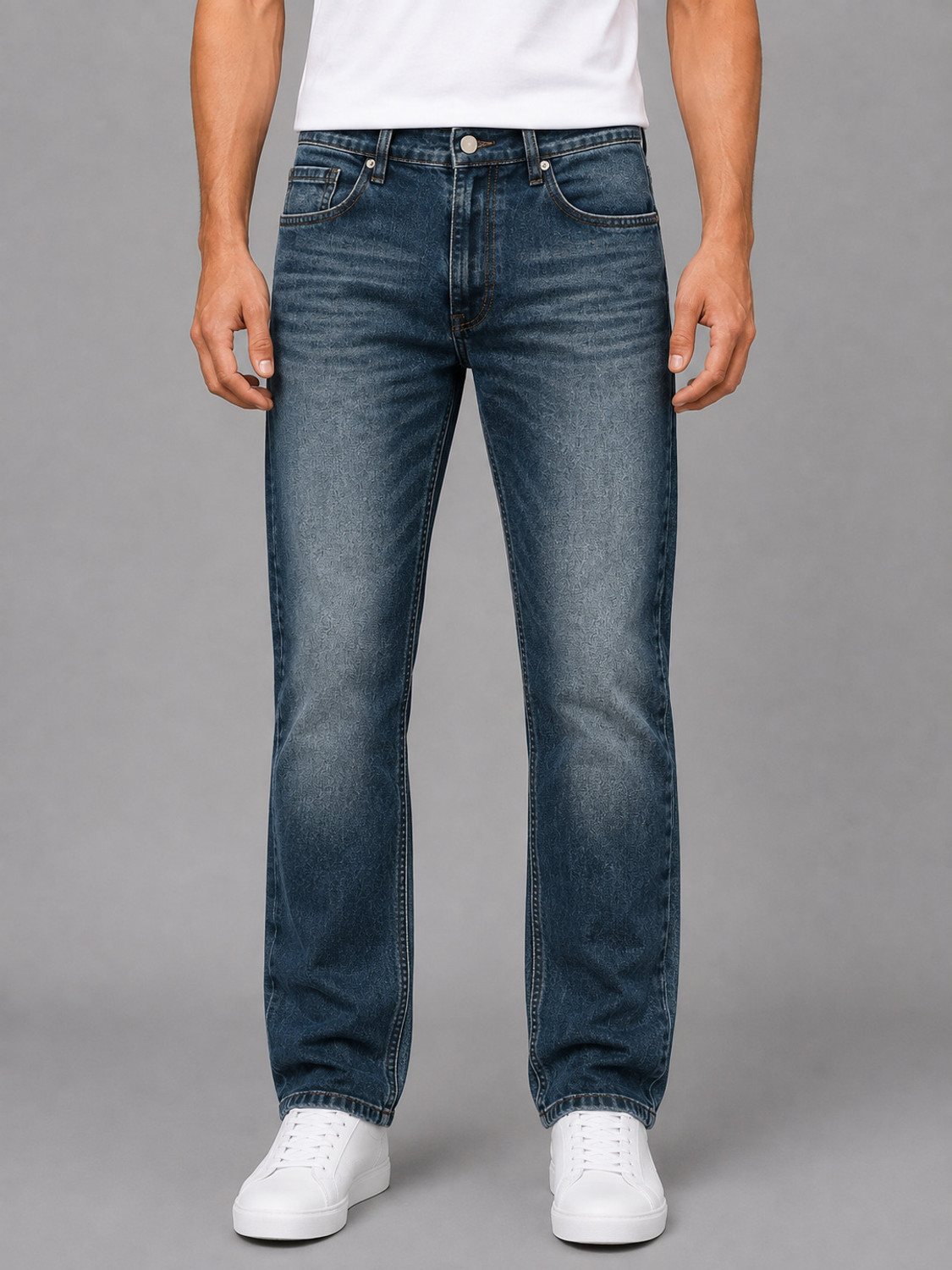 Image of NUMERO UNO Regular Men Blue Jeans