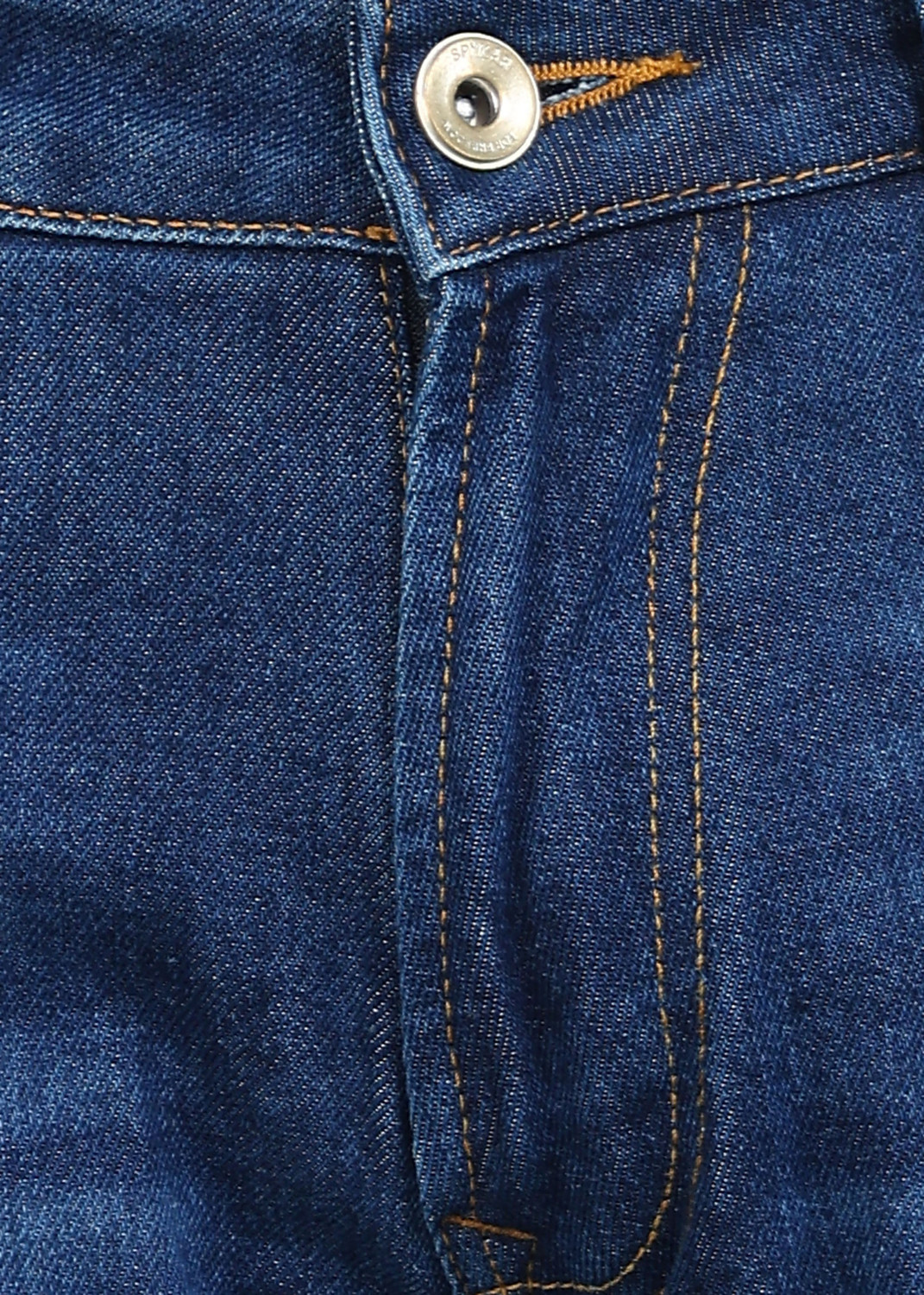 Image of Spykar Regular Men Dark Blue Jeans