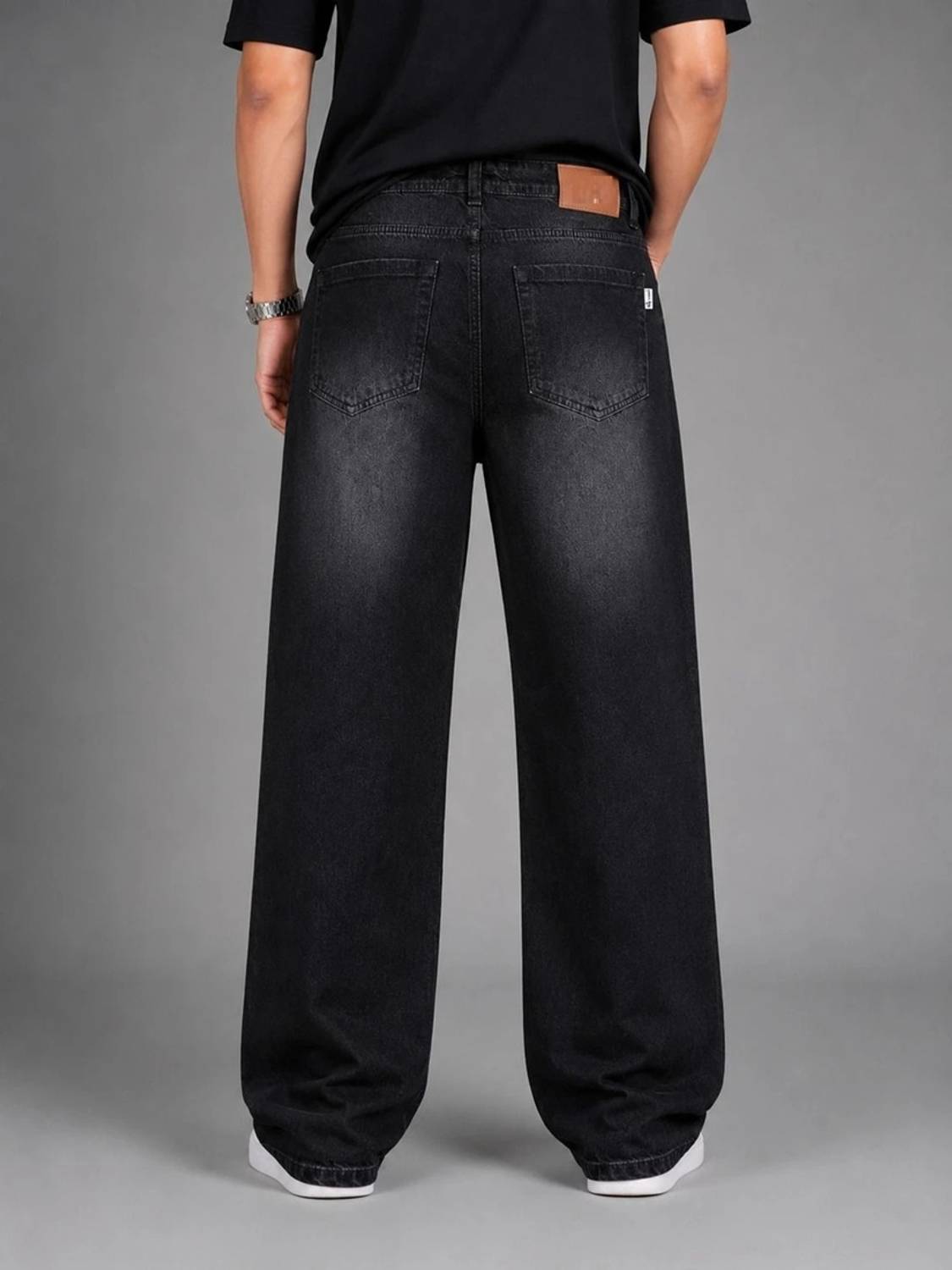 BLACK REY Relaxed Fit Men Black Jeans - Image 2