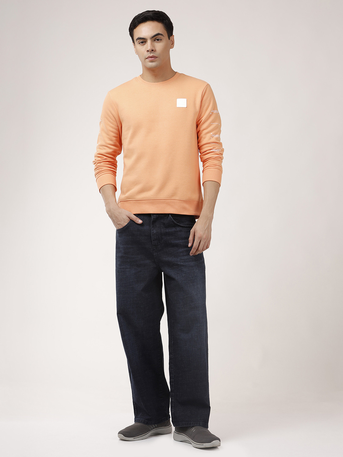 Image of Wrangler Loose Fit Men Blue Jeans