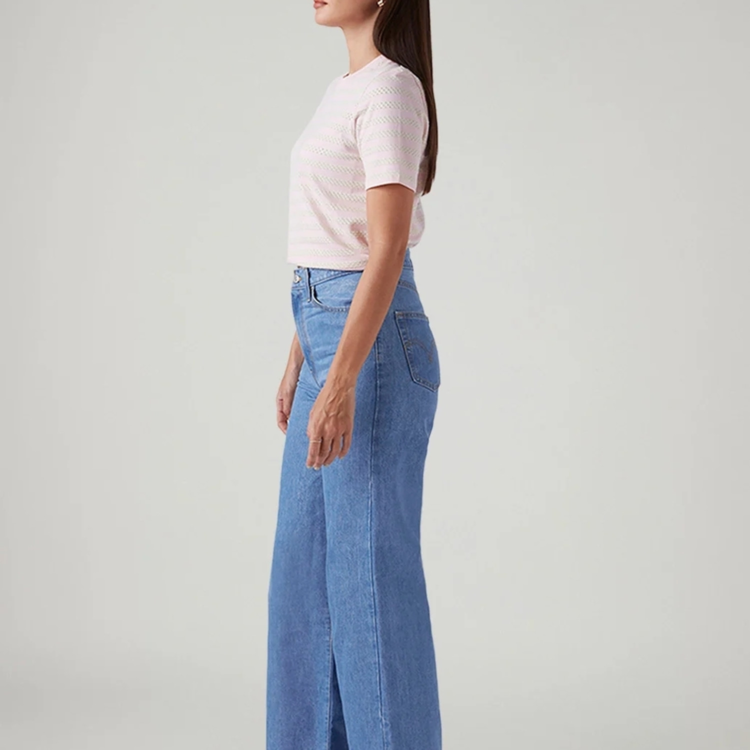 Image of LEVI'S Wide Leg Women Blue Jeans