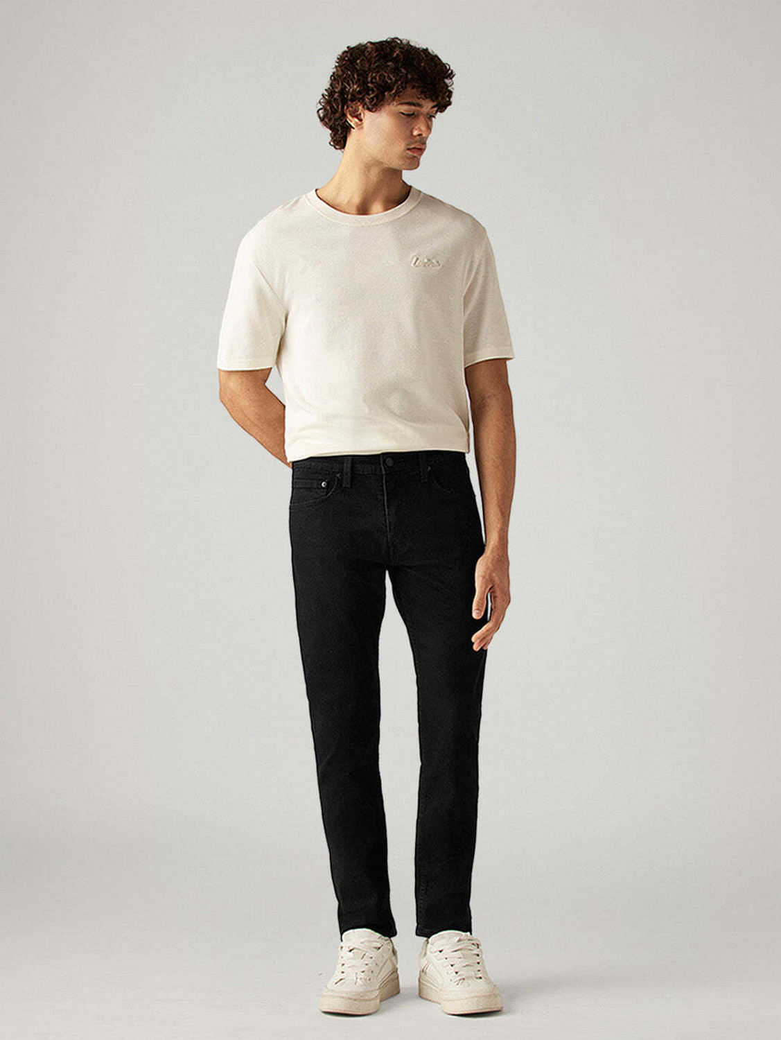 Image of LEVI'S Tapered Fit Men Black Jeans