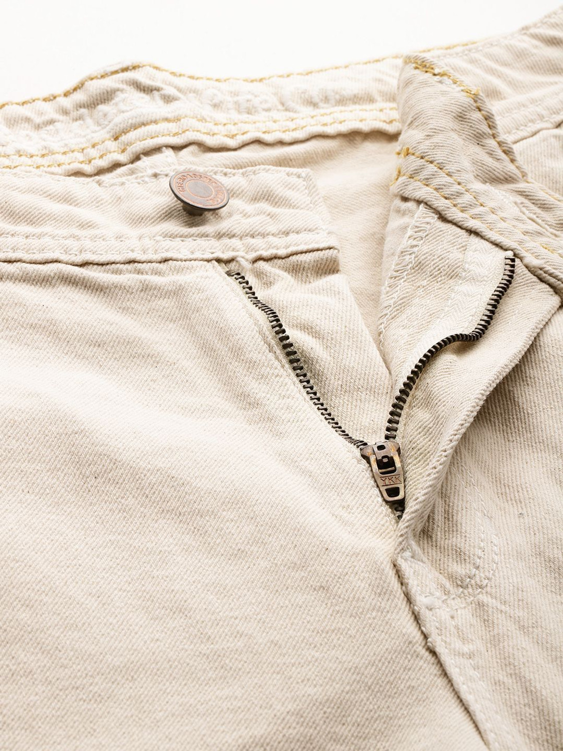 Image of Roadster Straight Fit Men White Jeans