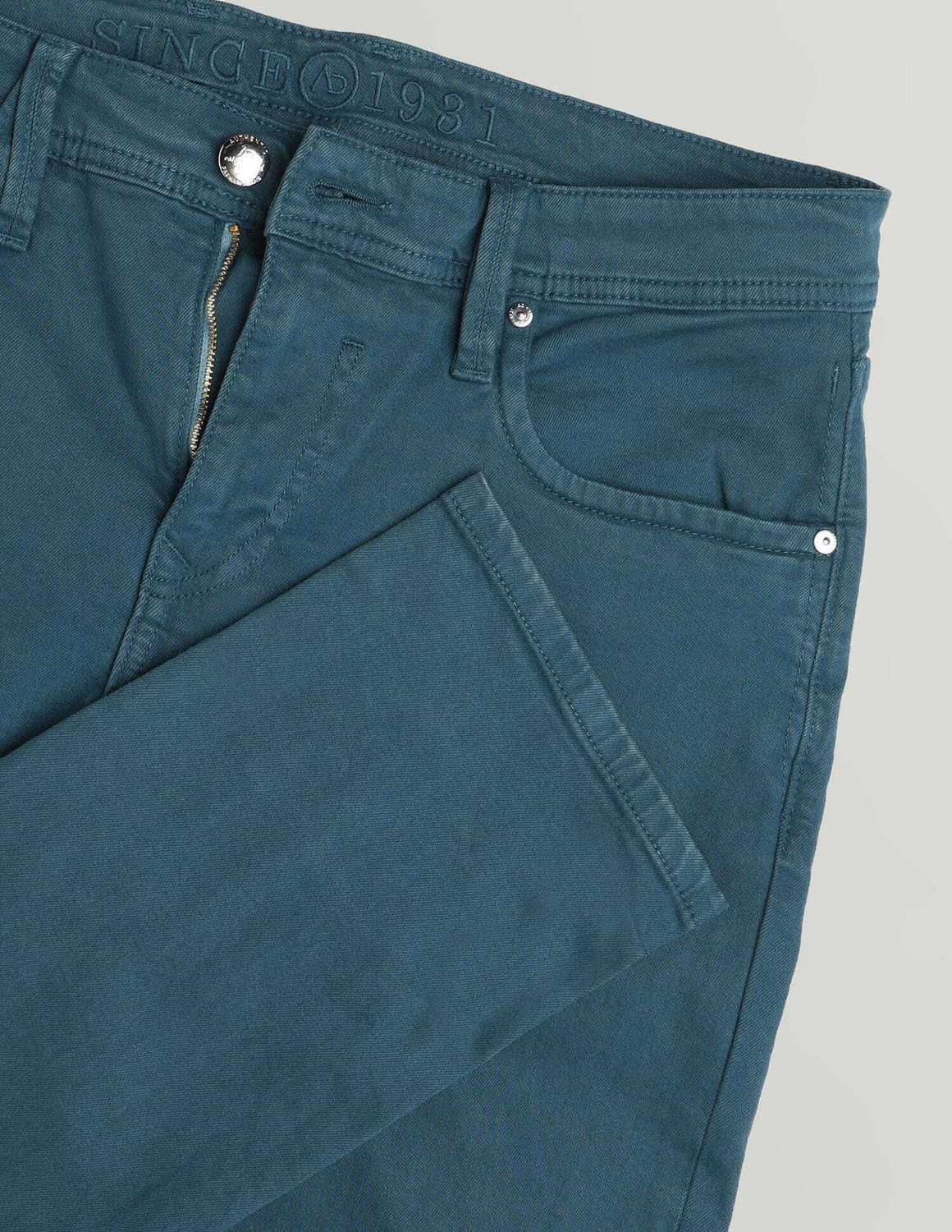 Image of AD by Arvind Slim Men Blue Jeans