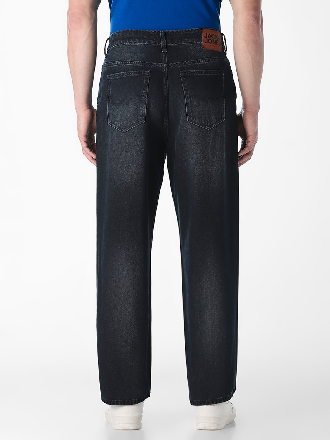 Image of JACK & JONES Loose Fit Men Dark Blue Jeans