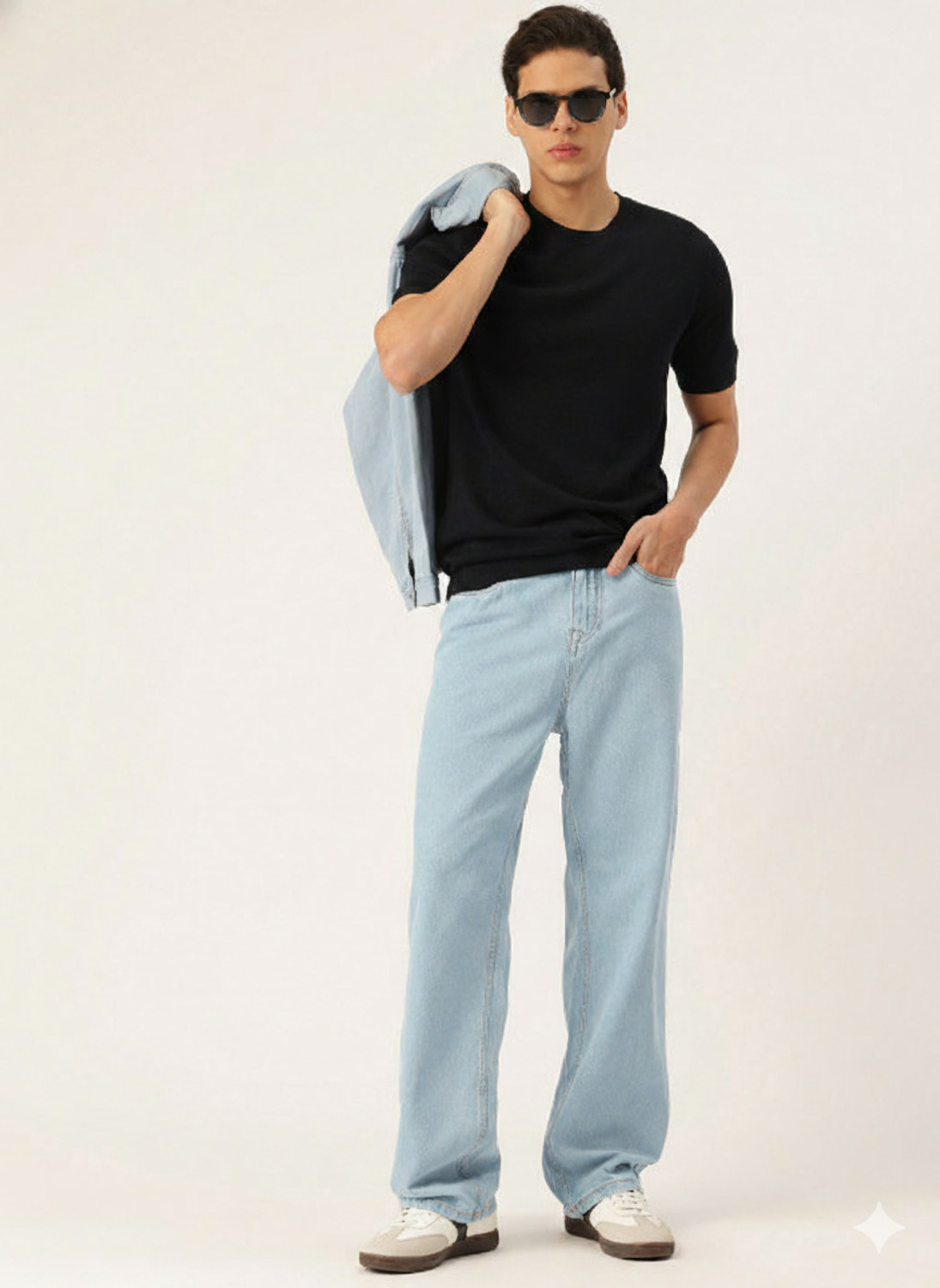 Image of INTEGRITI Loose Fit Men Light Blue Jeans