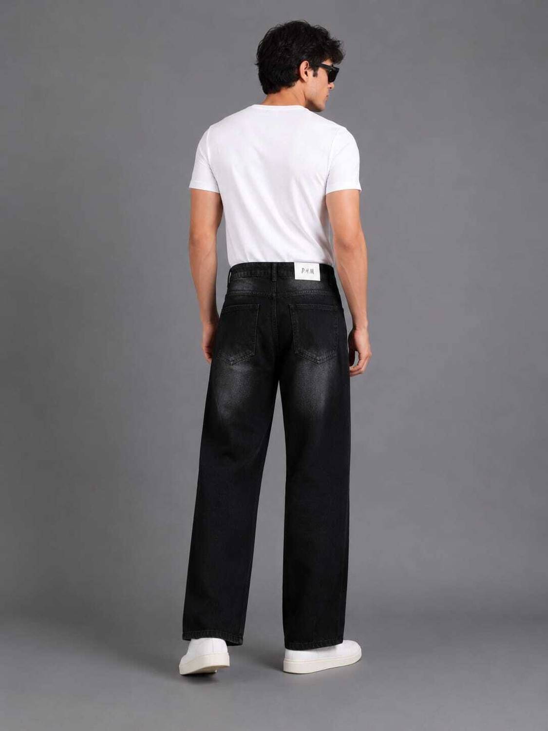 cottees Straight Fit Men Black Jeans - Image 2