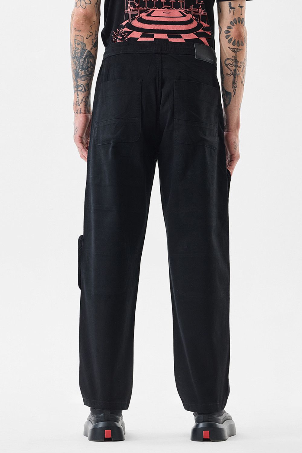 Image of Snitch Regular Men Black Jeans
