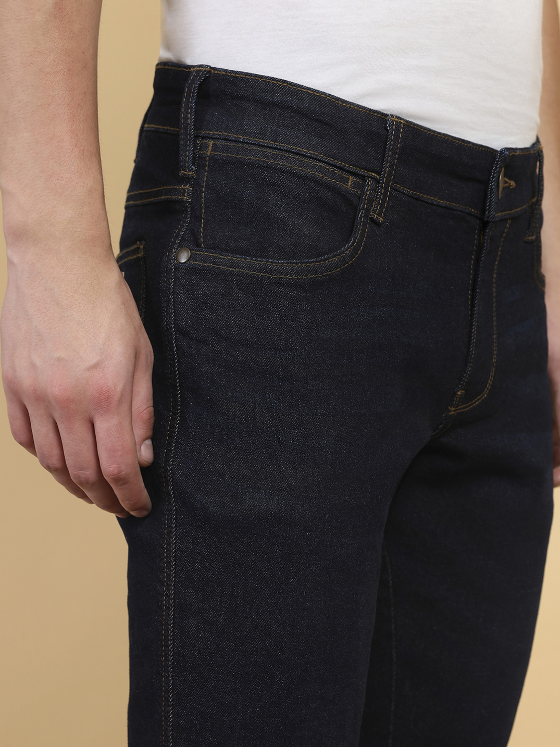 Image of Wrangler Slim Men Black Jeans