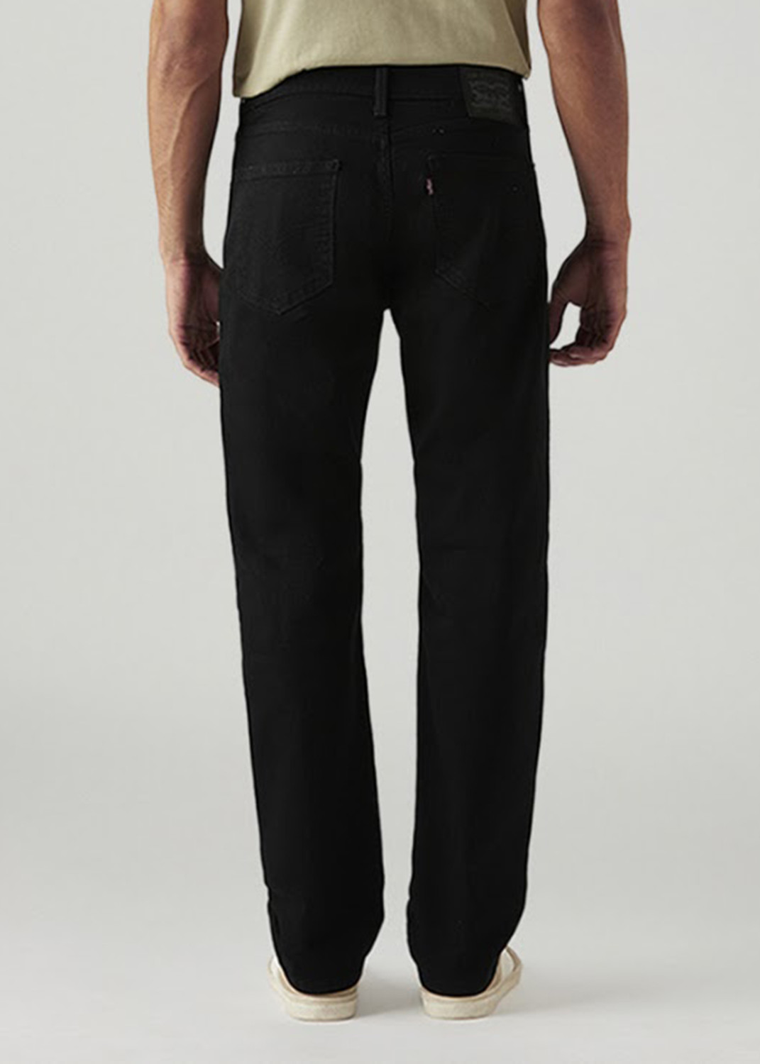 Image of LEVI'S Straight Fit Men Black Jeans