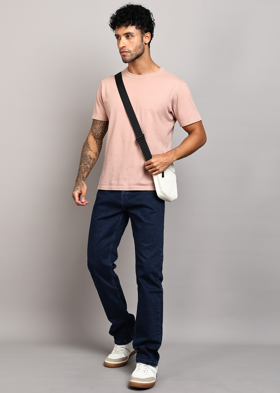 Image of INTEGRITI Straight Fit Men Dark Blue Jeans
