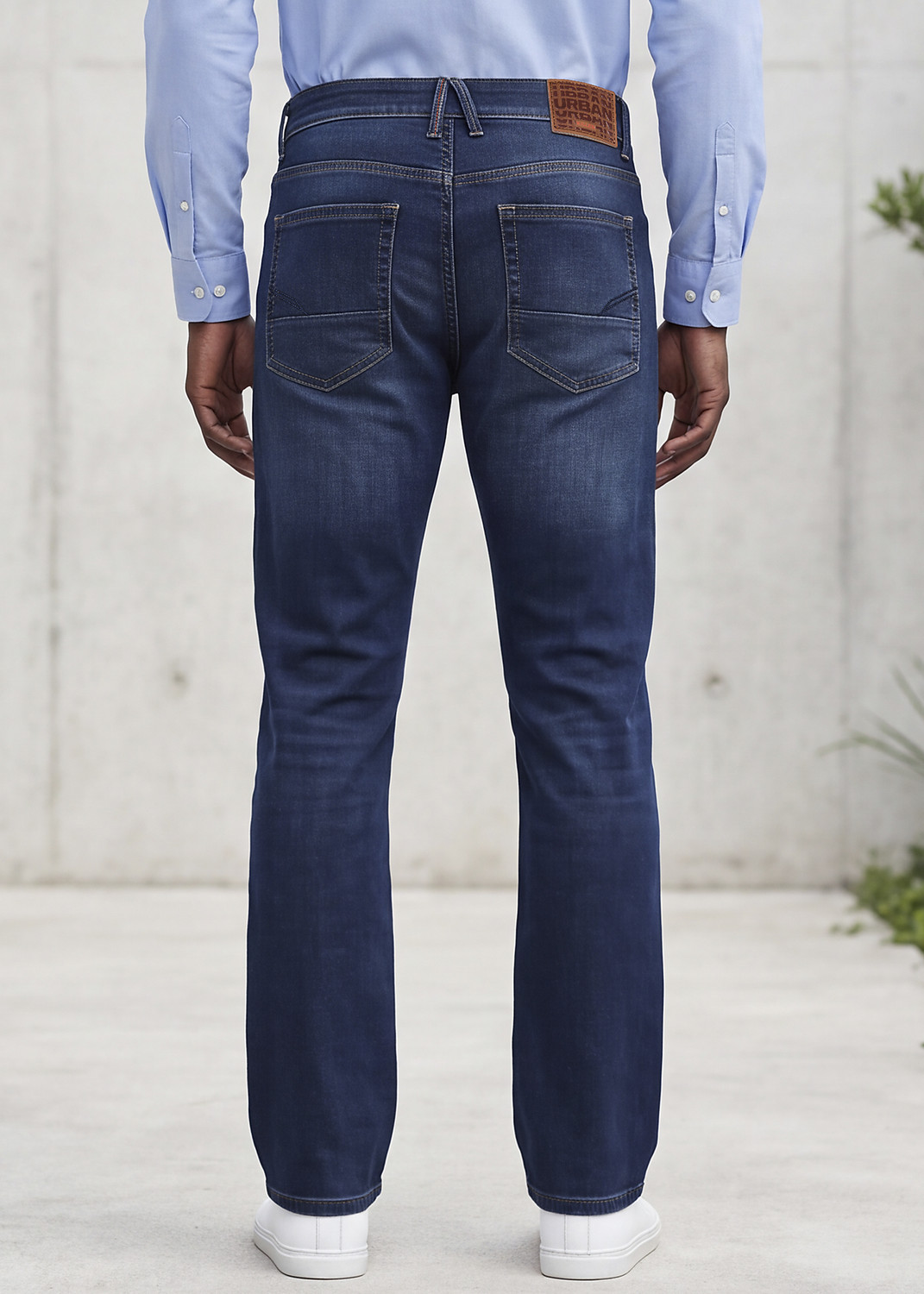 Image of KILLER Men Straight Fit Mid Rise Blue Jeans