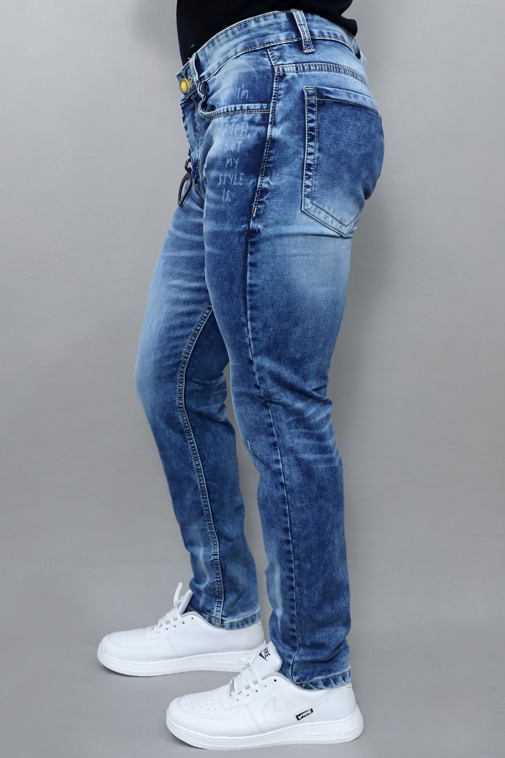 Image of INOUT Regular Men Blue Jeans