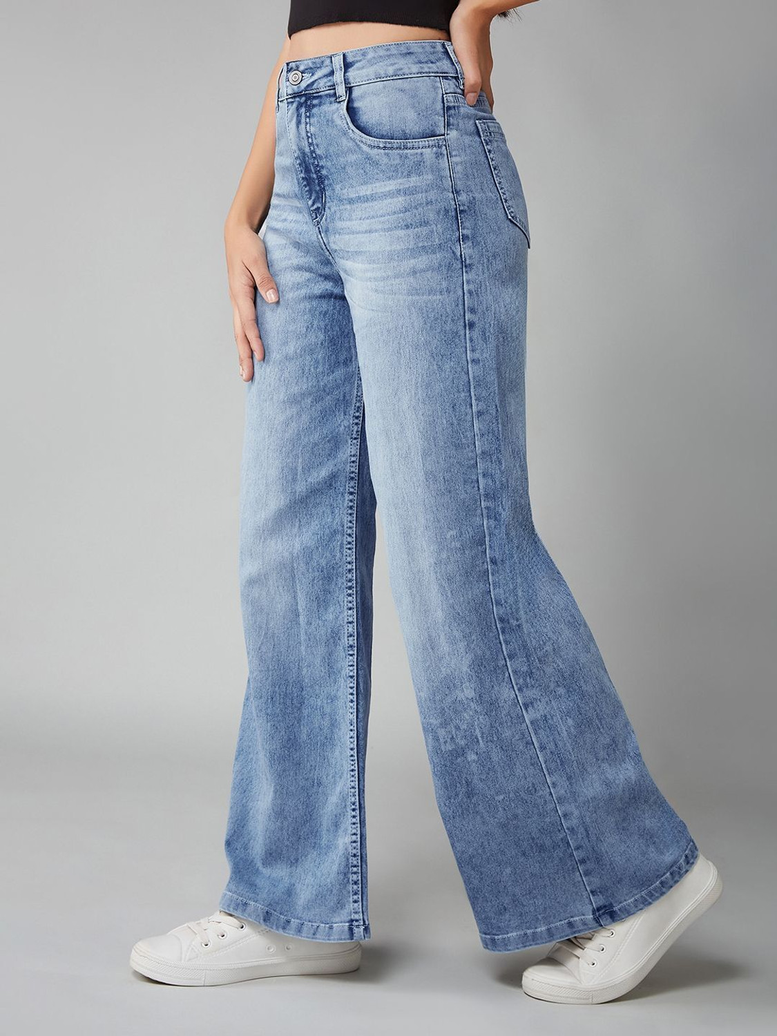 Image of Crezelle Loose Fit Women Blue Jeans