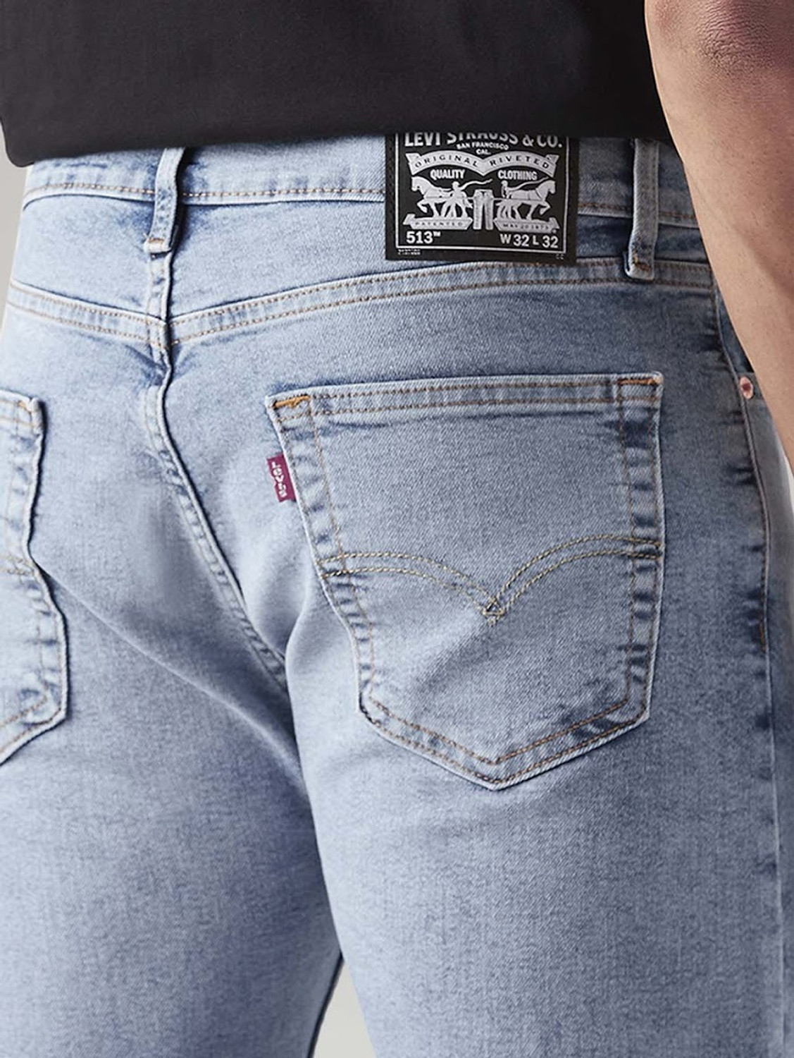 Image of LEVI'S Straight Fit Men Light Blue Jeans