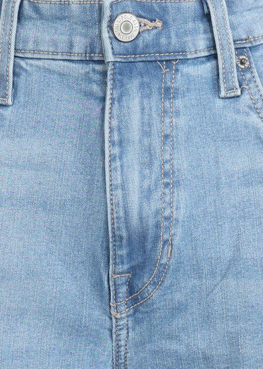 Image of U.S. Polo Assn. Denim Co. Straight Fit Men Blue Jeans