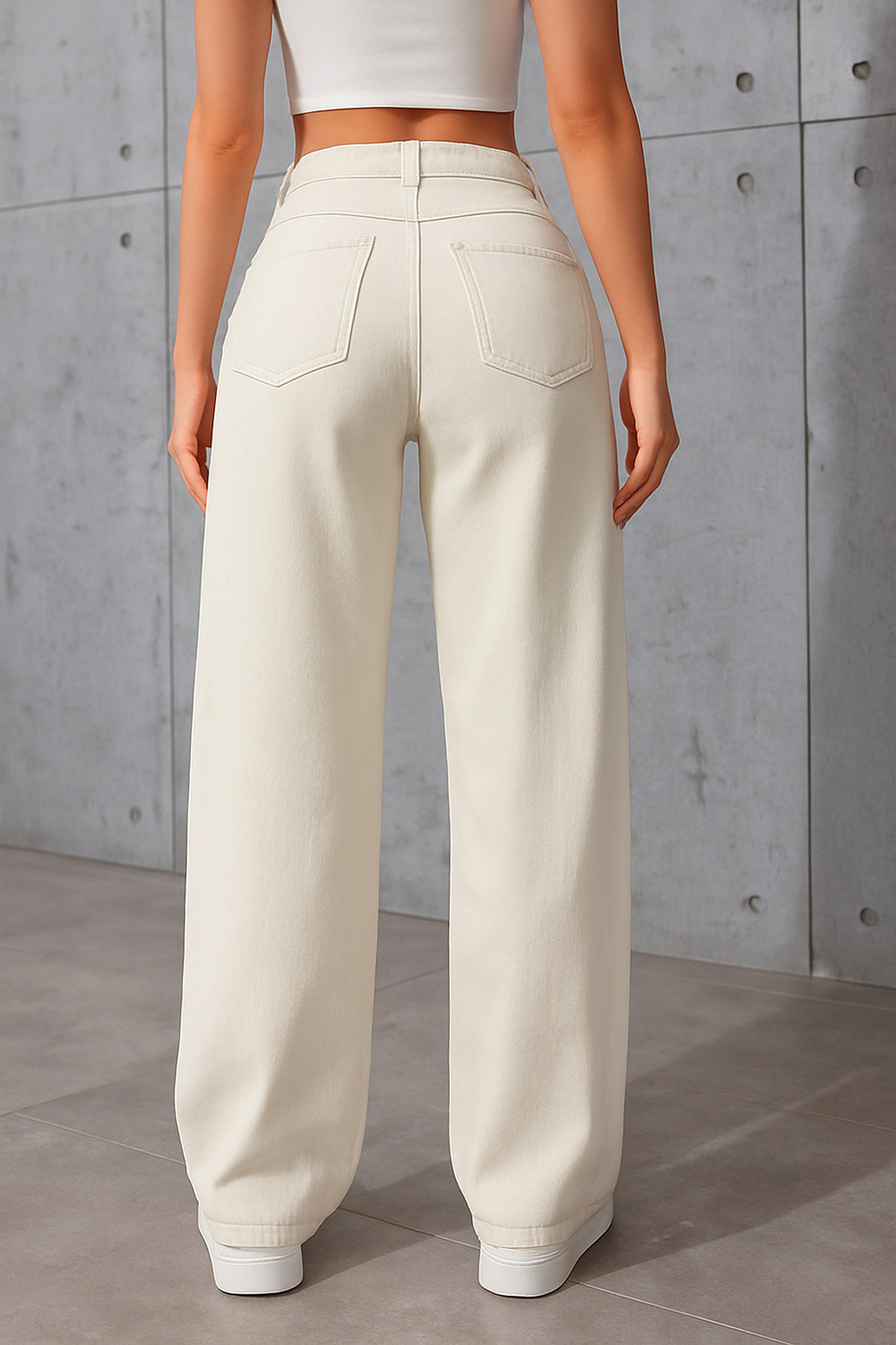 Image of YMT Regular Women Beige Jeans