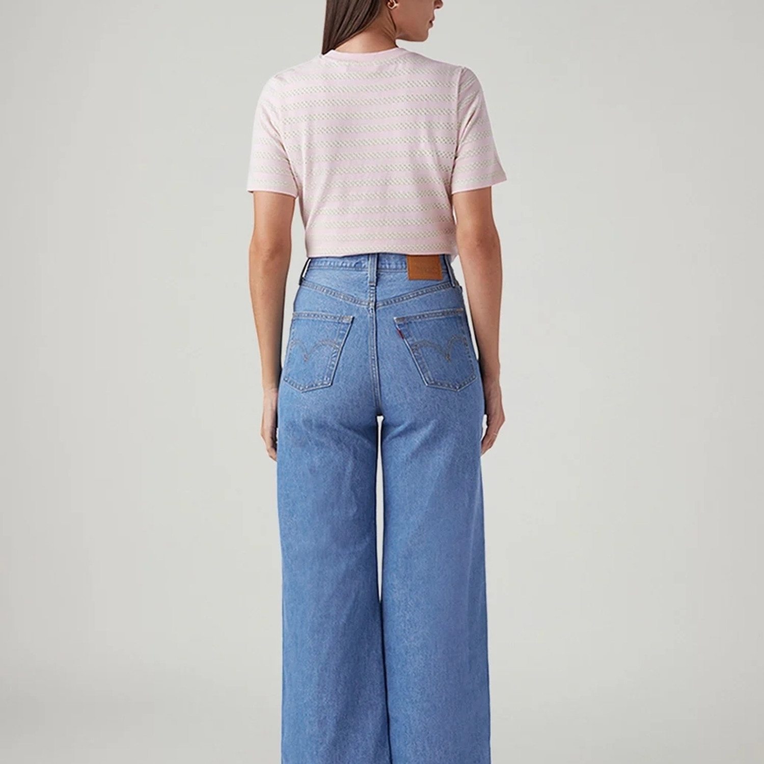 Image of LEVI'S Wide Leg Women Blue Jeans