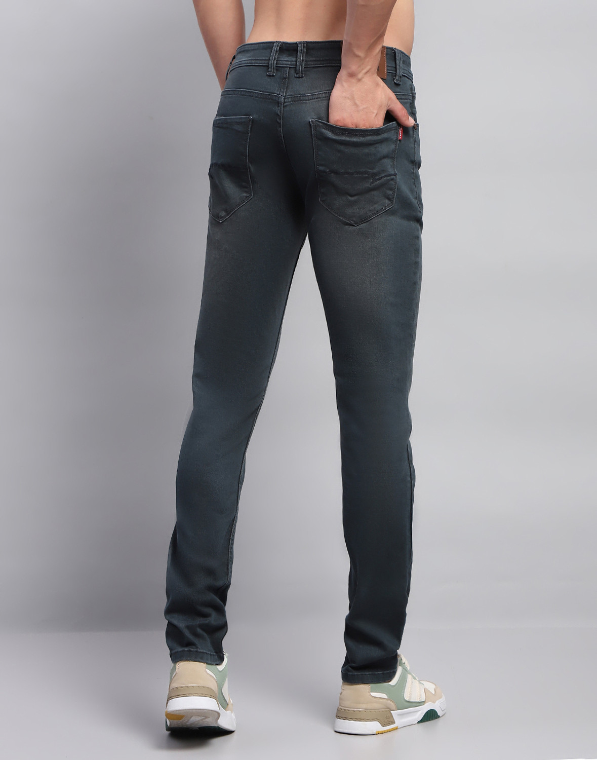 Image of MONTE CARLO Slim Men Blue Jeans