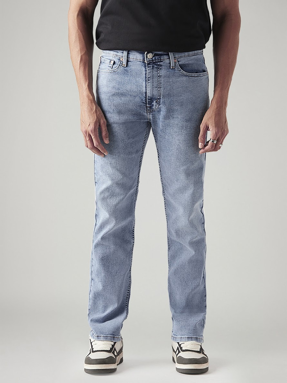 Image of LEVI'S Straight Fit Men Light Blue Jeans