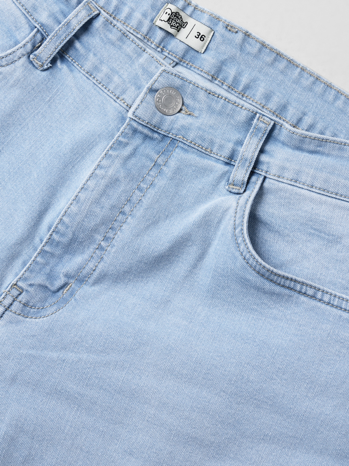Image of The Souled Store Slim Men Blue Jeans