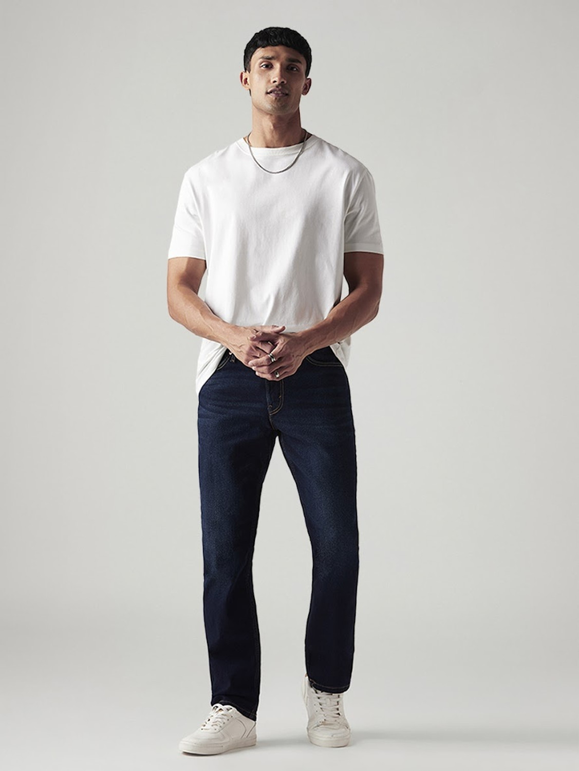 Image of LEVI'S Tapered Fit Men Dark Blue Jeans