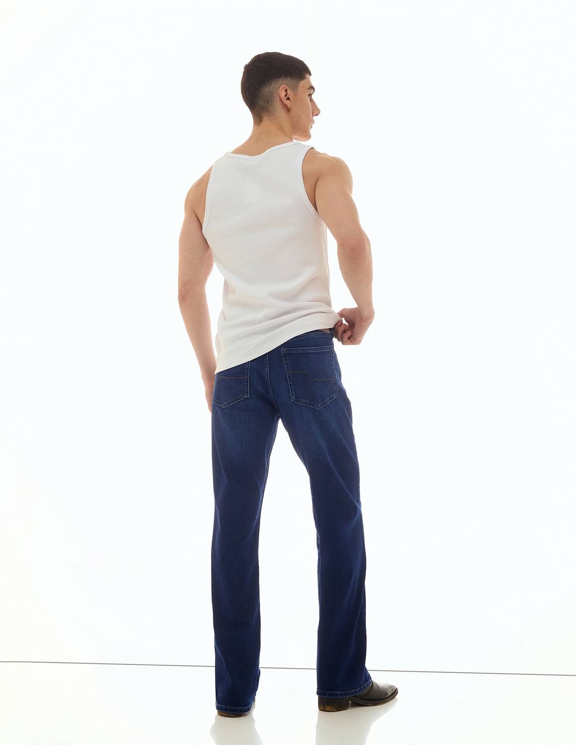 FLYING MACHINE Boot-Leg Men Blue Jeans - Image 3