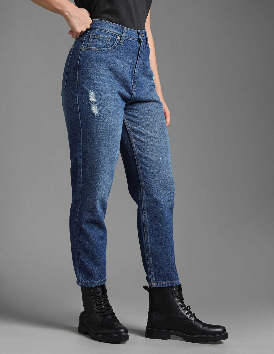 Image of FLYING MACHINE Regular Women Blue Jeans