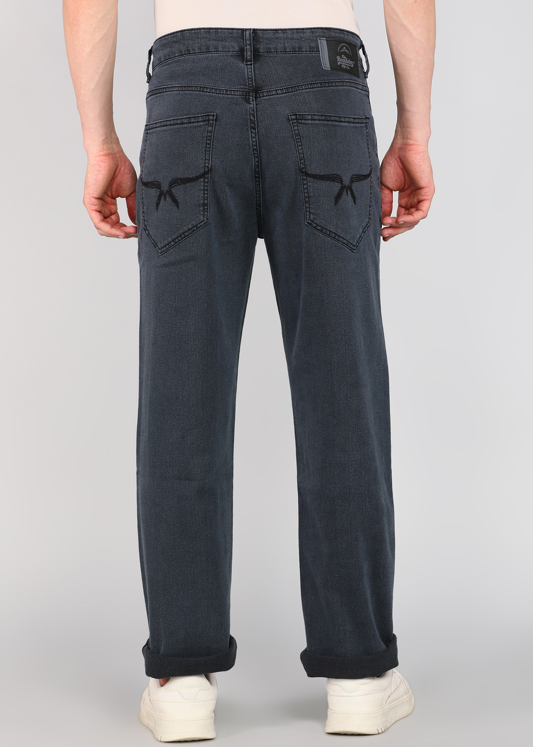 Image of Roadster Regular Men Grey Jeans