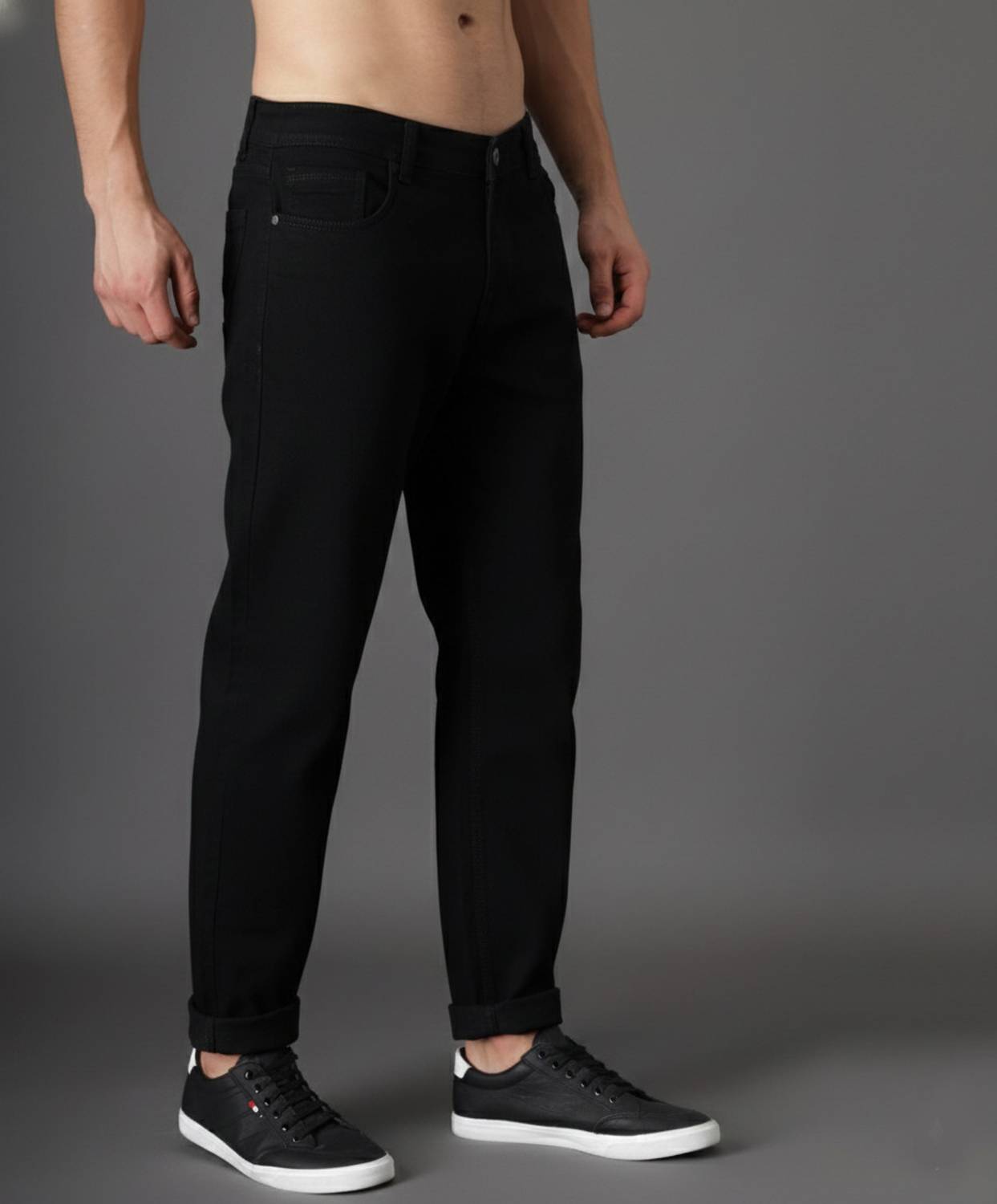 ZAYSH Regular Men Black Jeans - Image 4