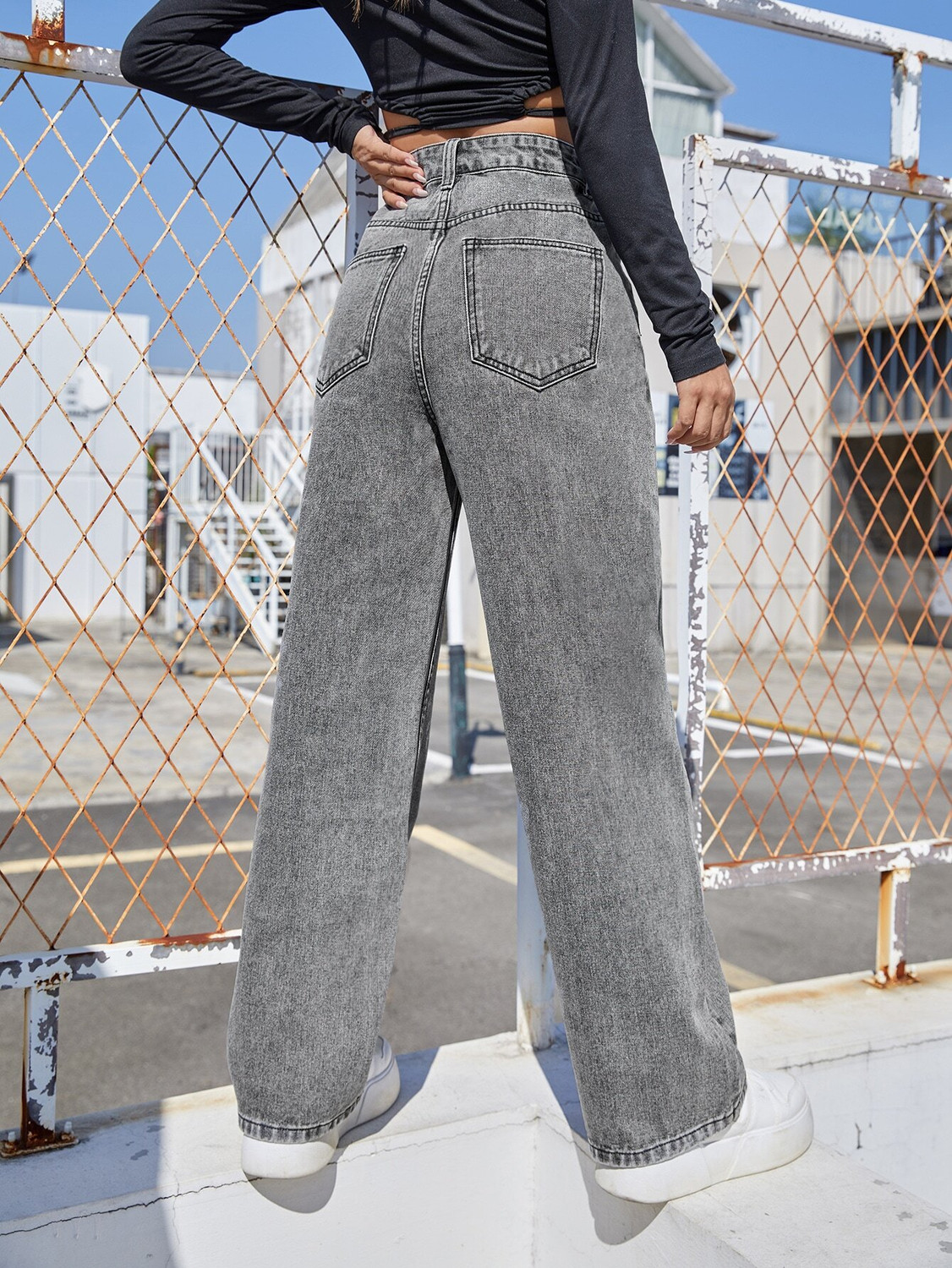 Image of KOTTY Regular Women Grey Jeans