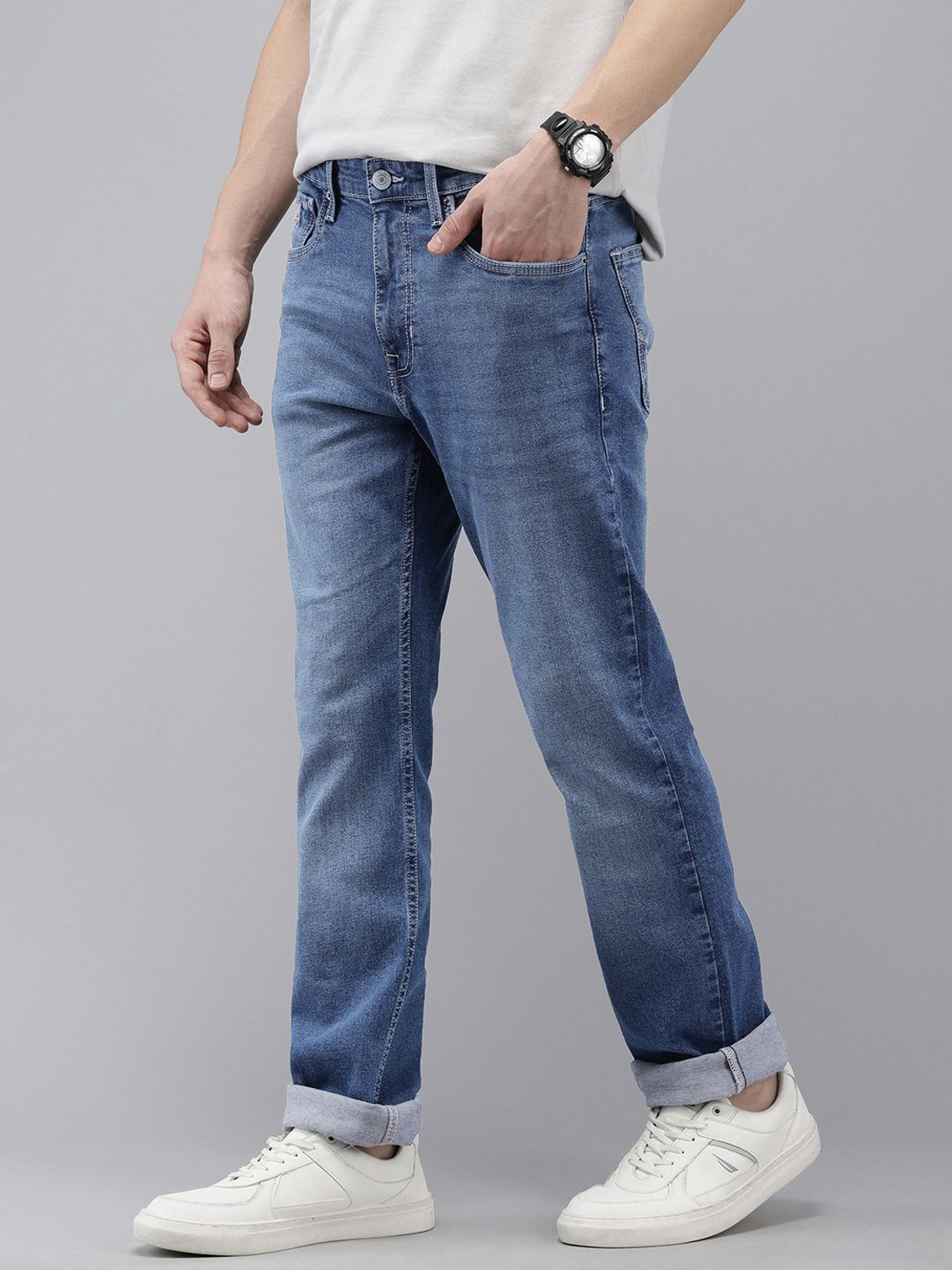 Image of U.S. POLO ASSN. Slim Men Blue Jeans