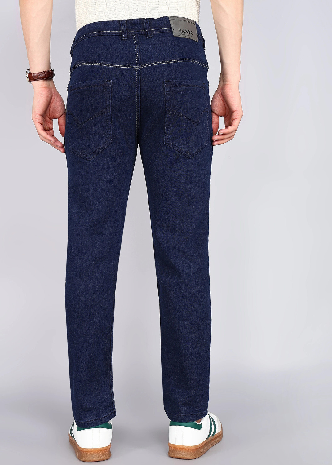 Image of RASSO Slim Men Dark Blue Jeans