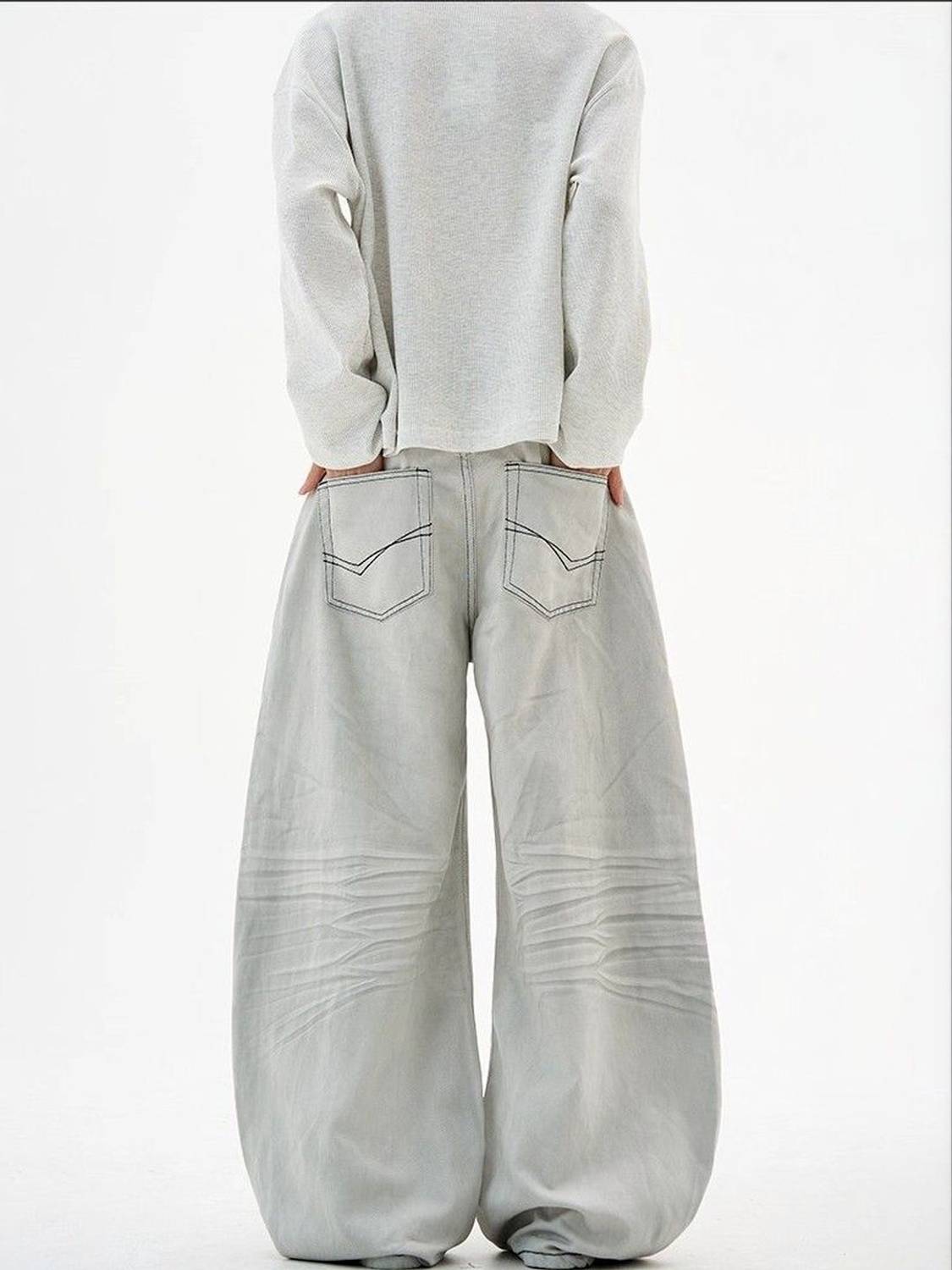 Suo Regular Men Grey Jeans - Image 2
