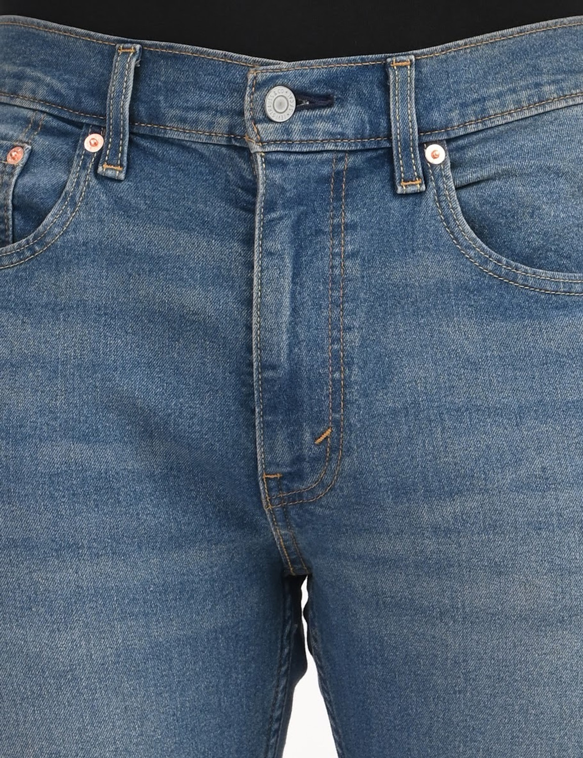 Image of LEVI'S Straight Fit Men Blue Jeans
