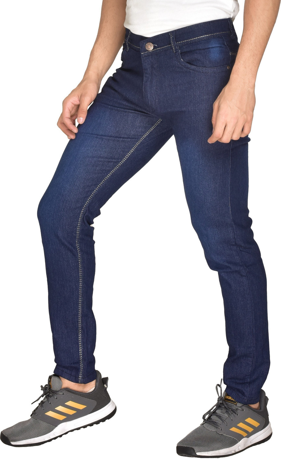 Image of Lzard Regular Men Dark Blue Jeans